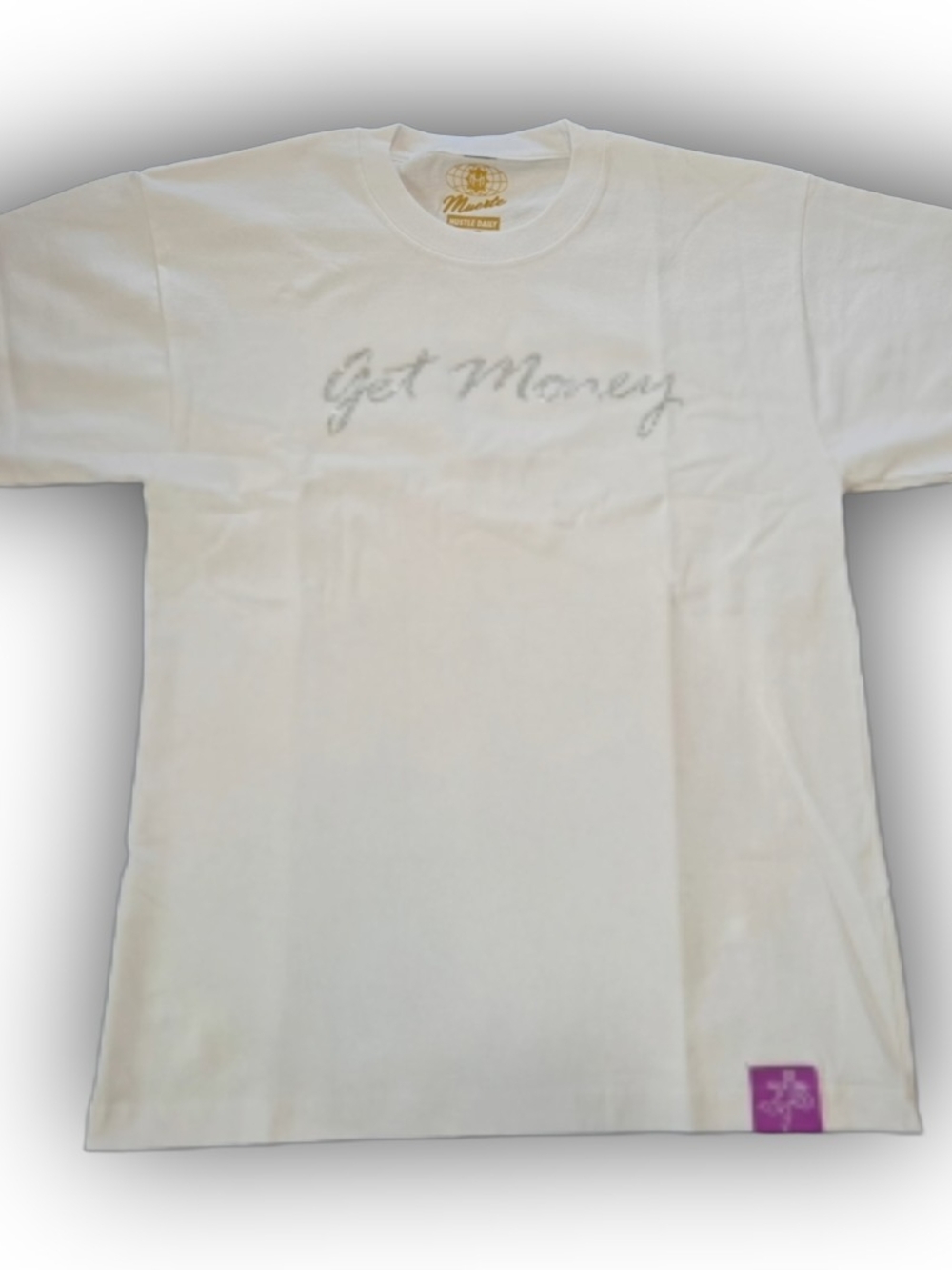Hasta Muerte "Get Money" Rhinestone Graphic Tee Size Medium